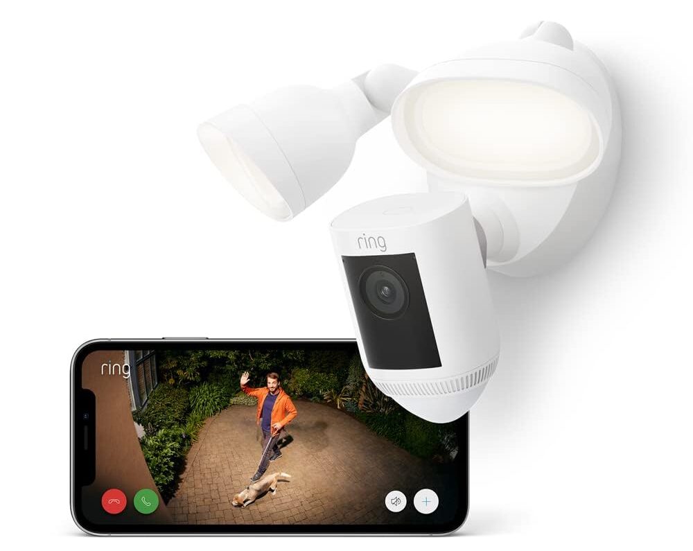Ring Floodlight Cam Wired Pro with Professional Installation