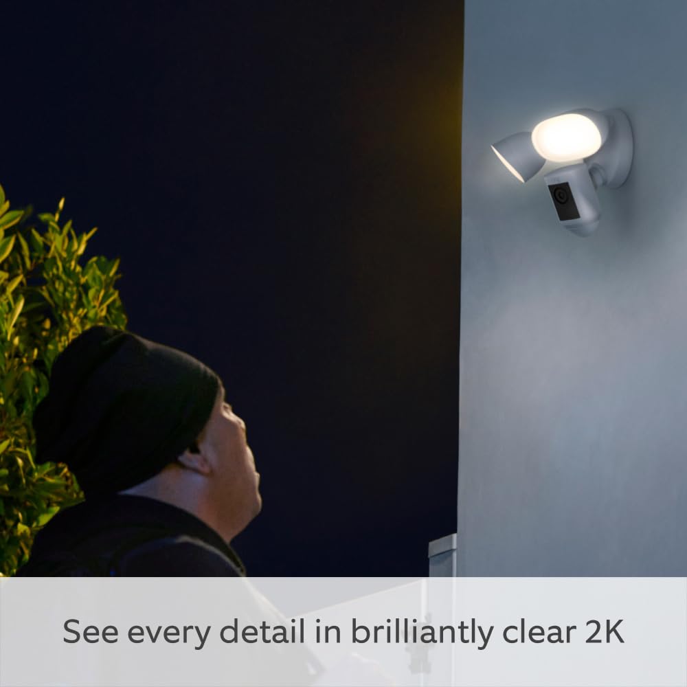 Ring Floodlight Cam Wired Pro with Professional Installation - Image 2