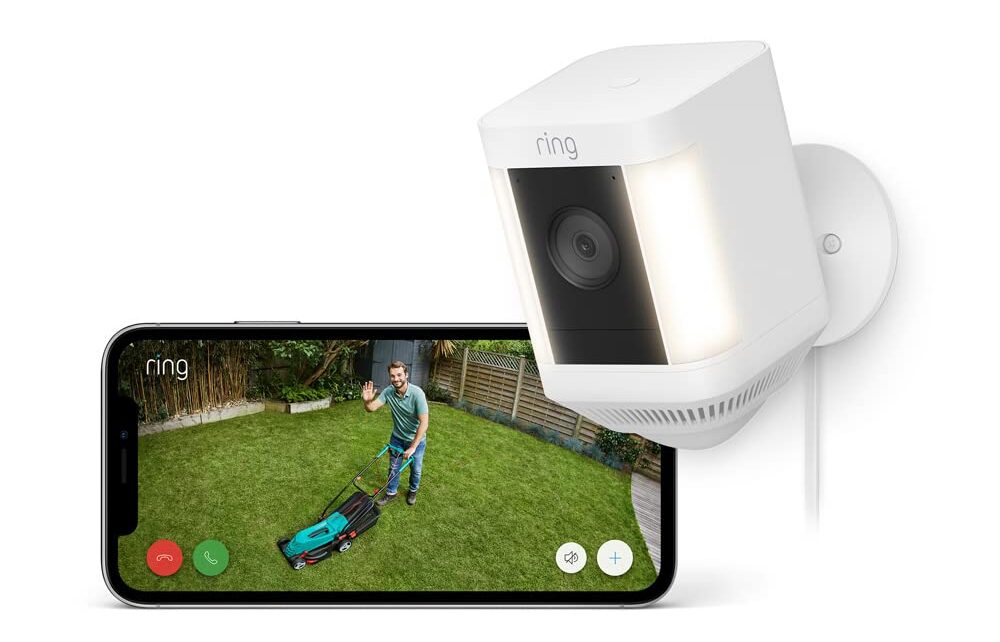 Ring Spotlight Cam Plus (Battery or Plug-In) – Optional Professional Installation